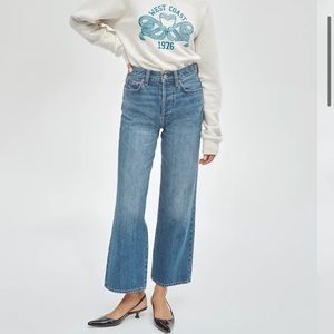 Denim Forum Farrah Wide Leg jeans